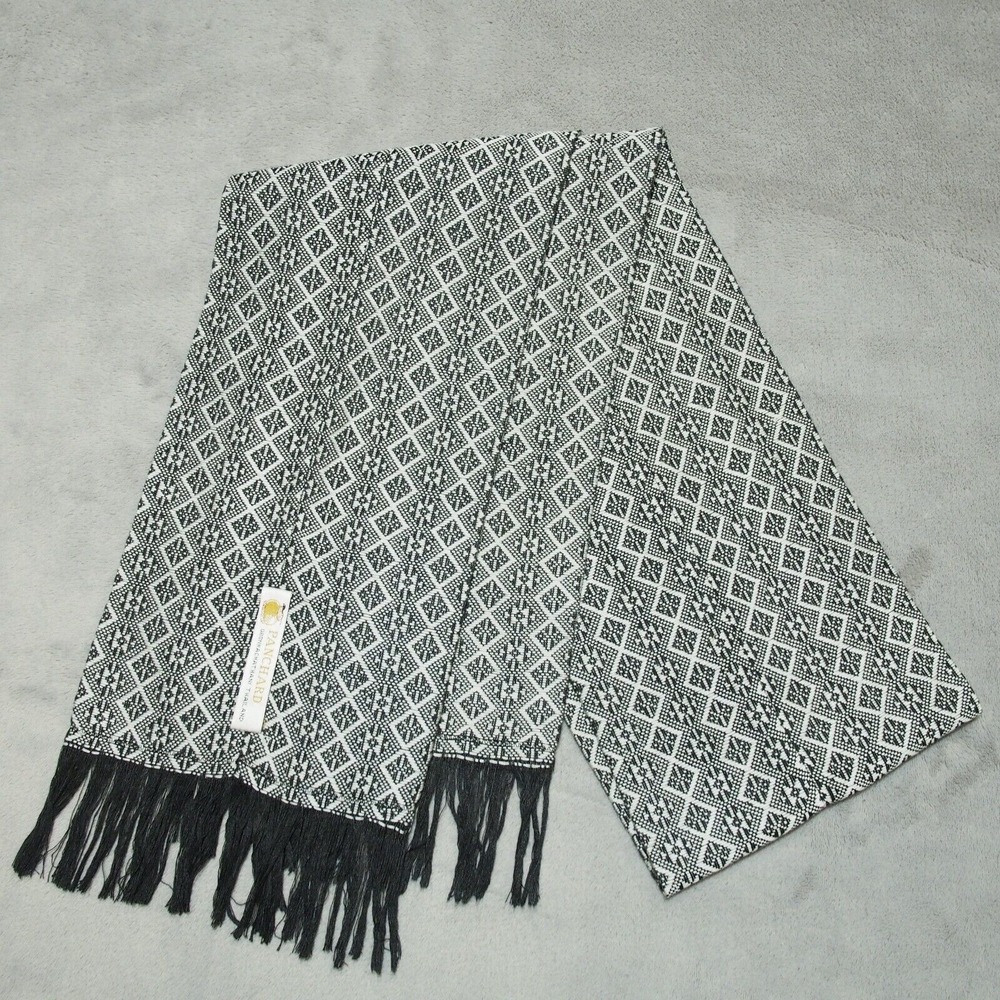 Vintage Thai Panchard Diamond Cotton Scarf‎ 58x7